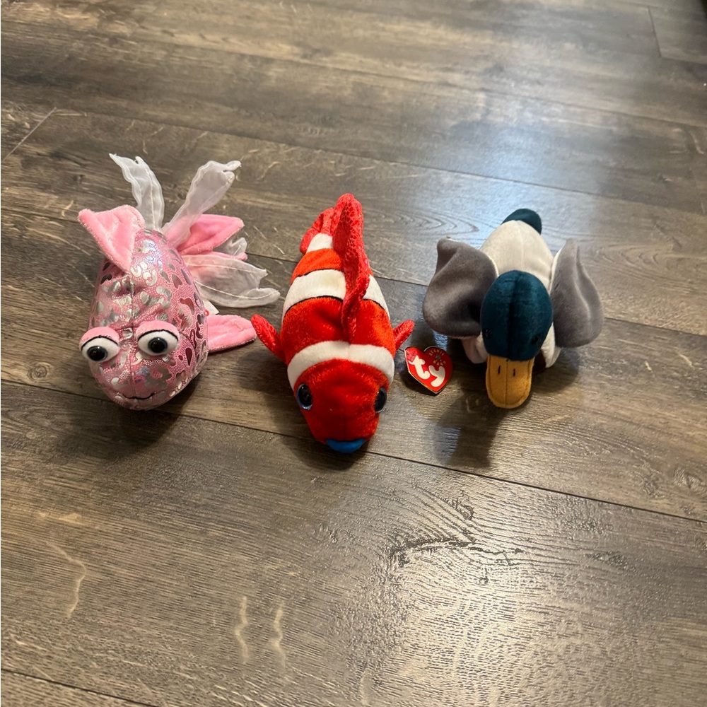 Lot of 3 TY and Ganz Webkins Stuffed Animals